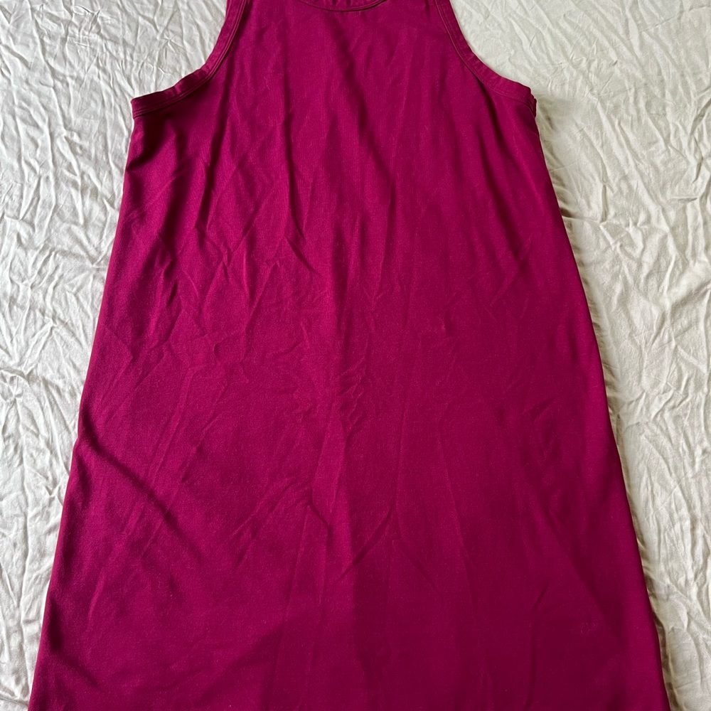 A New Day Vibrant Berry Pink Tank Dress